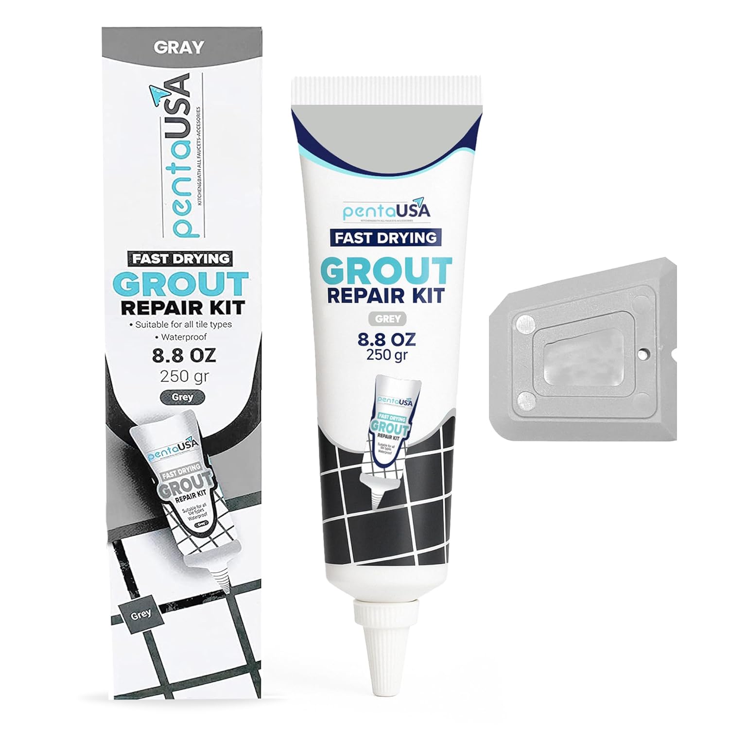 PentaUSA grey grout repair kit